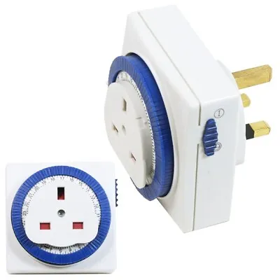 STATUS Timer Switch Square | 24 Hour Segment Timer Light Switch • £8.90