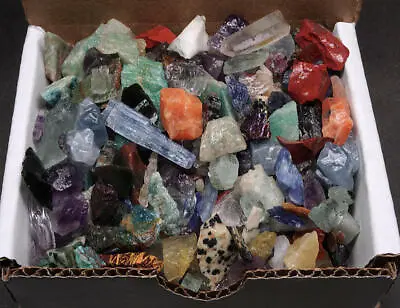 Crafters Collection 1/2 Lb Natural Crystals Mineral Specimens Mixed Gemstones • $14.95