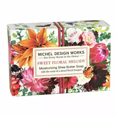 Michel Design Works Sweet Floral Melody Shea Butter Soap Bar Floral Bouquet • $7.95