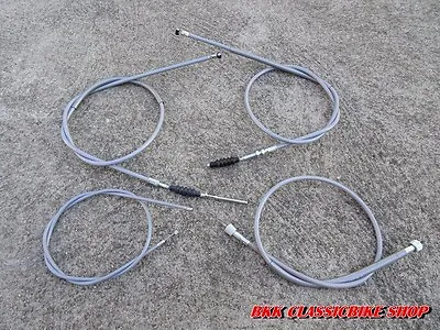 HONDA CB100 K0-K3 CB125s  CABLE COMPLETE SET Throttle Clutch Speedometer Brake  • $52.27