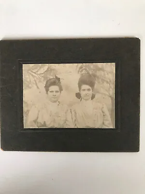 Antique 1930s Photo Ugly Sisters Dressed Up Sorry They Aren’t Pretty 1 Day Ship! • £9.49