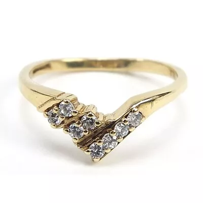 9ct Gold Cubic Zirconia Ring. Size N • £79