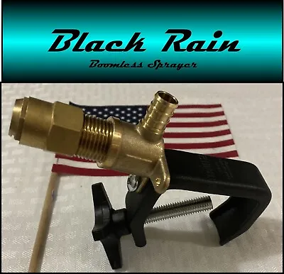 Black Rain Boomless Sprayer Nozzle For UTV Tractor Spot Sprayer- Up To 31Ft.  • $39.99