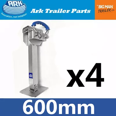 4x ARK Drop Down Corner Steady STABILIZER LEGS 600mm FOR CAMPER CARAVAN DDS600 • $357.50