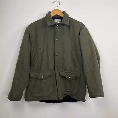 CODET Vtg Wool Blend Mens Hunting Reverseable Jacket Coat Green Outdoor Sz M • $44