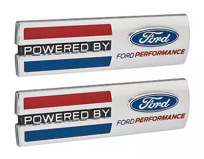 Mustang  Powered By Ford Performance  5.5  Emblems Fender Badges Chrome - Pair • $65.59