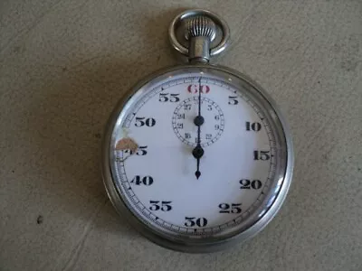 £85 • Buy Rare Ww2 Air Ministry 1940 Wind Up Pocket Stop Watch Working Dial Is Damaged