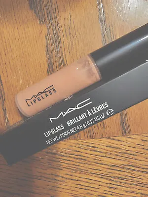 NIB MAC LIPGLASS (UNDERAGE) PALE NUDE  .017  4.8g HTF RARE💝 • $49.99