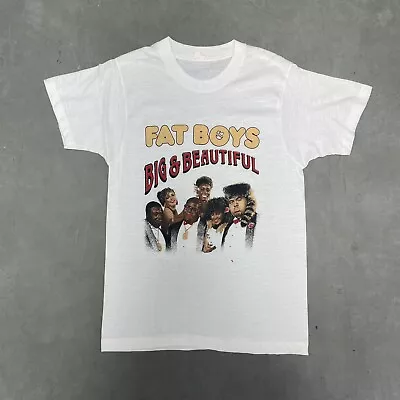 Vintages 80s Fat Boys ‘Big & Beautiful’ Hip Hop Rap Tee Graphic Shirt • $150