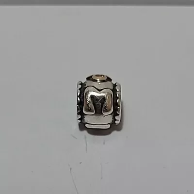 Authentic PANDORA SS/14K Fancy Pink CZ Charm MOM #790574CZS • $20