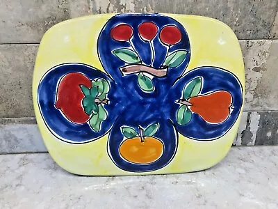 La Musa Italian Pottery Fruit Trivet/Plaque • $14.99