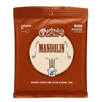 Martin M400 Mandolin Strings Standard 10-34 80/20 Bronze Wound M-400 • $7.95