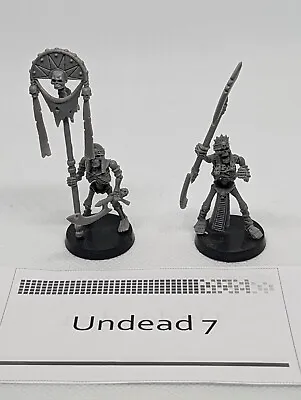 Skeleton And Standard Bearer | Tomb Kings | WFB • $11.99