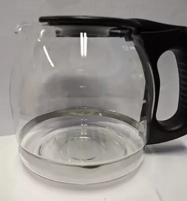 12 Cup Glass Replacement Pot Carafe For Mr. Coffee Maker Black Lid Handle • $10.64