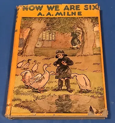 $24.99 • Buy Winnie-the-Pooh Now We Are Six Vintage Jan. 1945 A A Milne Ernest Shepard HCDJ