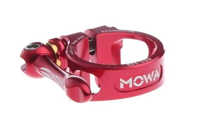 MOWA BSC Road Mountain Cyclocross EBike MTB Bicycle QR Seatpost Clamp 31.8mm Red • $19.95