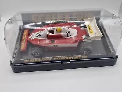 Scalextric 1:32 C136 Ferrari 312 T3 Slot Car 1970 England • £25