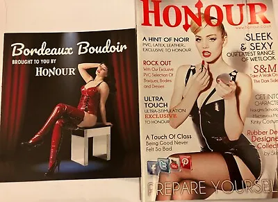 HONOUR PAIR OF RUBBER LATEX CATALOGUES EARLY 2000s COMPLETE MINT SUPER IMAGES • £18.95