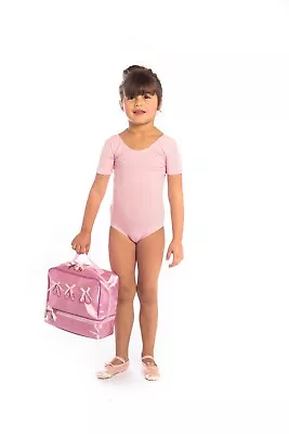 £10.75 • Buy Pink Short Sleeved Ballet Dance Leotard.  Ages 2 3 4 5 6 7 8 9 10 Yrs