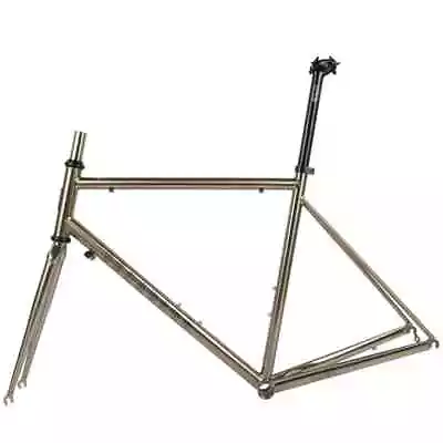 700C Gravel Road Bike Frameset 44/47/50/53/56cm Chrome Molybdenum Bicycle Frame • $645.34