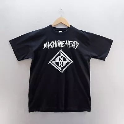 £12.65 • Buy Machine Head T Shirt Medium Black Graphic 2011 Tour Concert Music Rock Band Mens