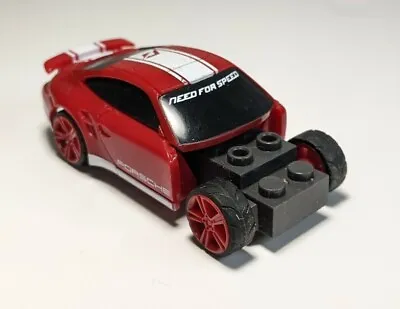 MEGA BLOKS NEED FOR SPEED Red PORSCHE 911 TURBO HTF • $11.40