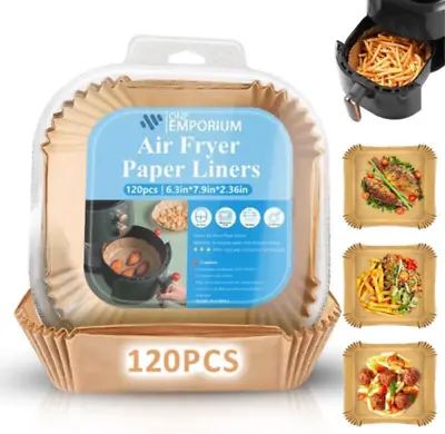 ONE EMPORIUM Ninja Air Fryer Liners Reusable Pack Of 120 7.9 Inches  • £17.19