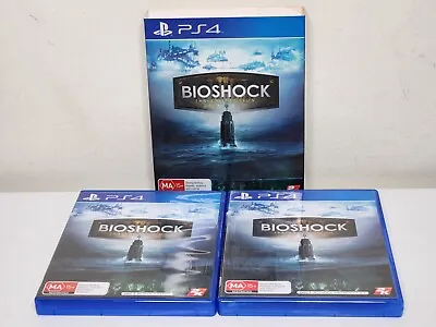 Playstation 4 PS4 Bioshock The Collection 1 +2 & Infinite 2 Disc Set Complete • $35