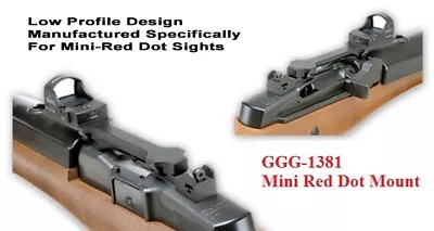 GG&G GGG-1381 For Ruger Mini 14 / 30 Mini RED DOT Mount - BLACK - GGG1381 - NEW • $54.95
