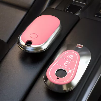 TPU FOB Case Cover For Mercedes Benz W223 W206 C S Remote Smart Key 3 Buttons US • $13.99