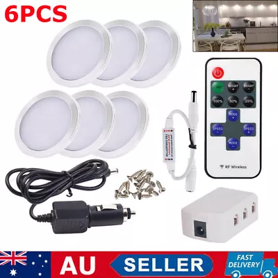 6X 12V LED Down Light Cabin Ceiling White Caravan/Camper Trailer/Car/RV Lamp AU • $24.29