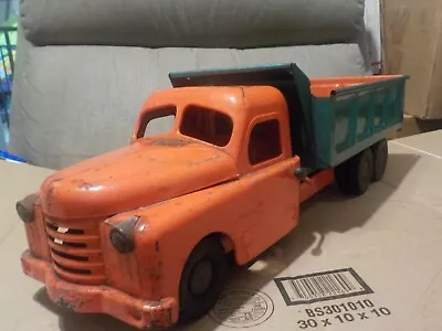 Vintage Pressed Steel Structo Toys Hydraulic Dump Truck 1950s • $75.99