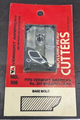 Vermont American Molding Head Cutters For Base Mold # 355 26721 - For 200 Head • $20.95
