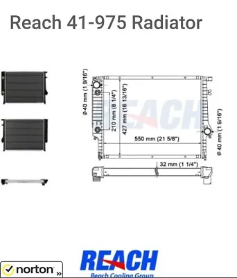 Radiator W/ Oil Cooler For BMW E30 E36 325 325i 325is 325iX 1988-1991 2.5L Auto • $65