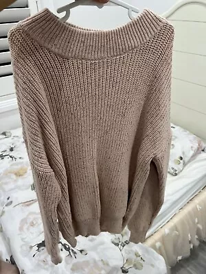Jamie Kay Girls Knit Sweater Size 10 - Speck Pink • $25