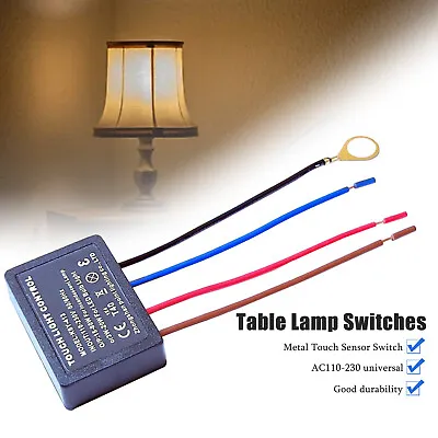 220V 3 Way Touch Light Switch Control Module Sensor Lamp Dimmer AC220-240V 50Hz • £6.03