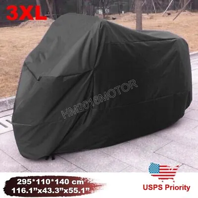 3XL Motorcycle Cover OutdoorFor Kawasaki Concours ZG1400 1000 ABS Vulcan S 650 • $25.37