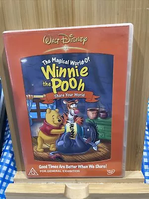 The Magical World Of Winnie The Pooh - Share Your World | DVD Region 4 • £7.20