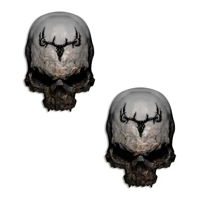 Camouflage Skull Sticker Archery Hunting Decal For Hoyt PSE Bear Mathews 2 Pk • $6.99