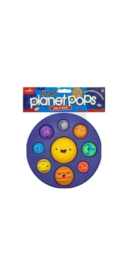 £6 • Buy Fidget Pop Popper Toy Push It Poppet Bubble Stress Anxiety Relief Galaxy Planets