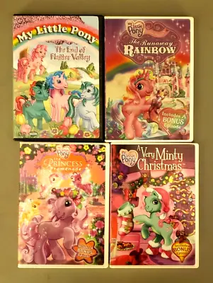 4 My Little Pony DVD's-Very Minty Christmas Princess Promenade • $6