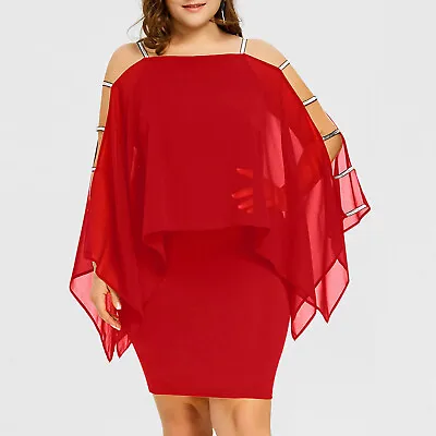 $41.86 • Buy Dresses For Women Casual Summer Women Plus Size Wedding Guest Lace Swing Dress