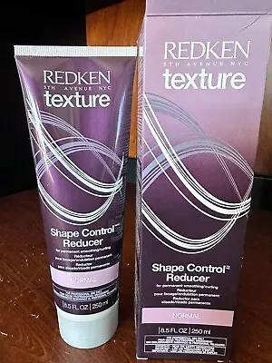 REDKEN Texture Shape Control Reducer NORMAL Permanent Smoothing Curling 8.5oz • $15.95