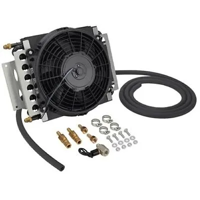 Derale 13900 Electra-Cool 16 Pass Remote Transmission Cooler Kit -6AN Inlets • $248.99