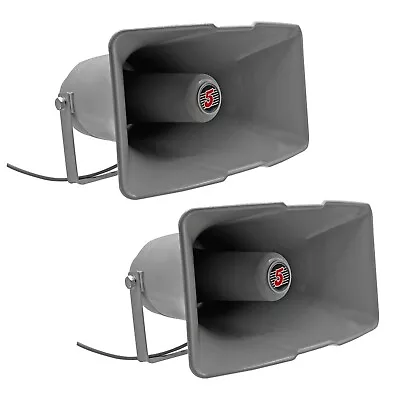 2-Pack 5Core 13  Inch PA Power Horn Speaker 350W Outdoor Rectangular Waterproof • $69.99