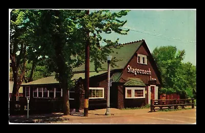 Dr Jim Stamps Us Exterior Stagecoach Inn Restaurant Manitou Springs Postcard • $0.25