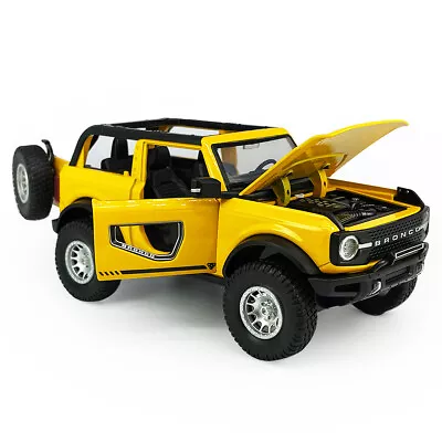 1:32 Ford Bronco Model Car Diecast Toy Cars Toys For Boys Kids Gifts Yellow • $41.56