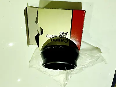 Canon Lens Hood W-62 Metal Lens Hood For New FD 35-70mm F/4 New Boxed • £23