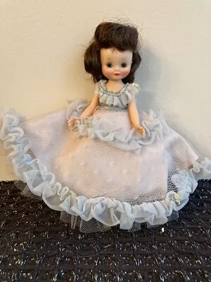 VTG American Character 1957 Tiny Betsy McCall 8  Hard Plastic Cotillion Gown. • $99