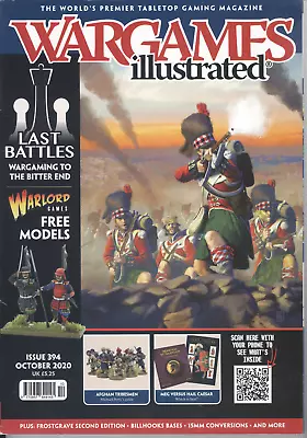 Wargames Illustrated Issue 394 (Oct 2020) Magazine Rules Miniature Hobby Games • $9.99